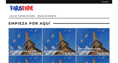 Desktop Screenshot of parisenpie.com